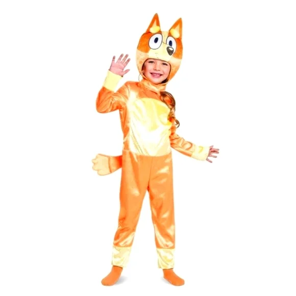 NEW toddler boy girl Bluey main character Bingo Halloween costume size 3t/4t